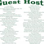 Guest Hosts 2010-2020
